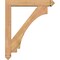 Ekena Millwork Imperial Arts and Crafts Smooth Bracket w/ Offset Brace, Western Red Cedar, 5 1/2"W x 30"D x 36"H BKT0604X30X36IMP03SWR - alternate 3